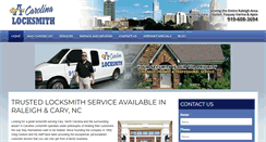 Desktop Screenshot of carolinalocksmith.com
